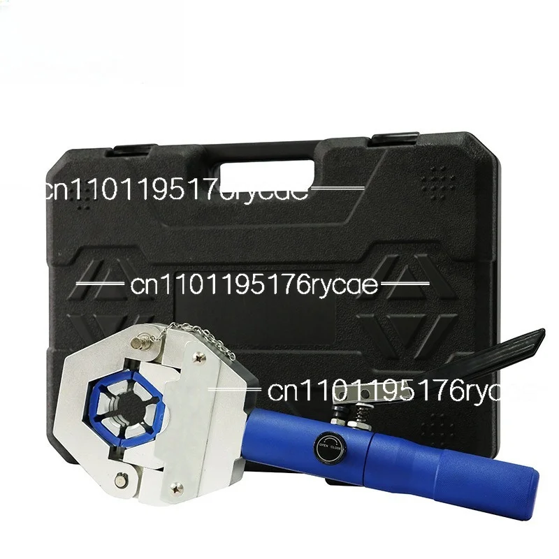 Automotive air conditioning pipe wrench portable, hydraulic, manual, small air conditioner pipe connector