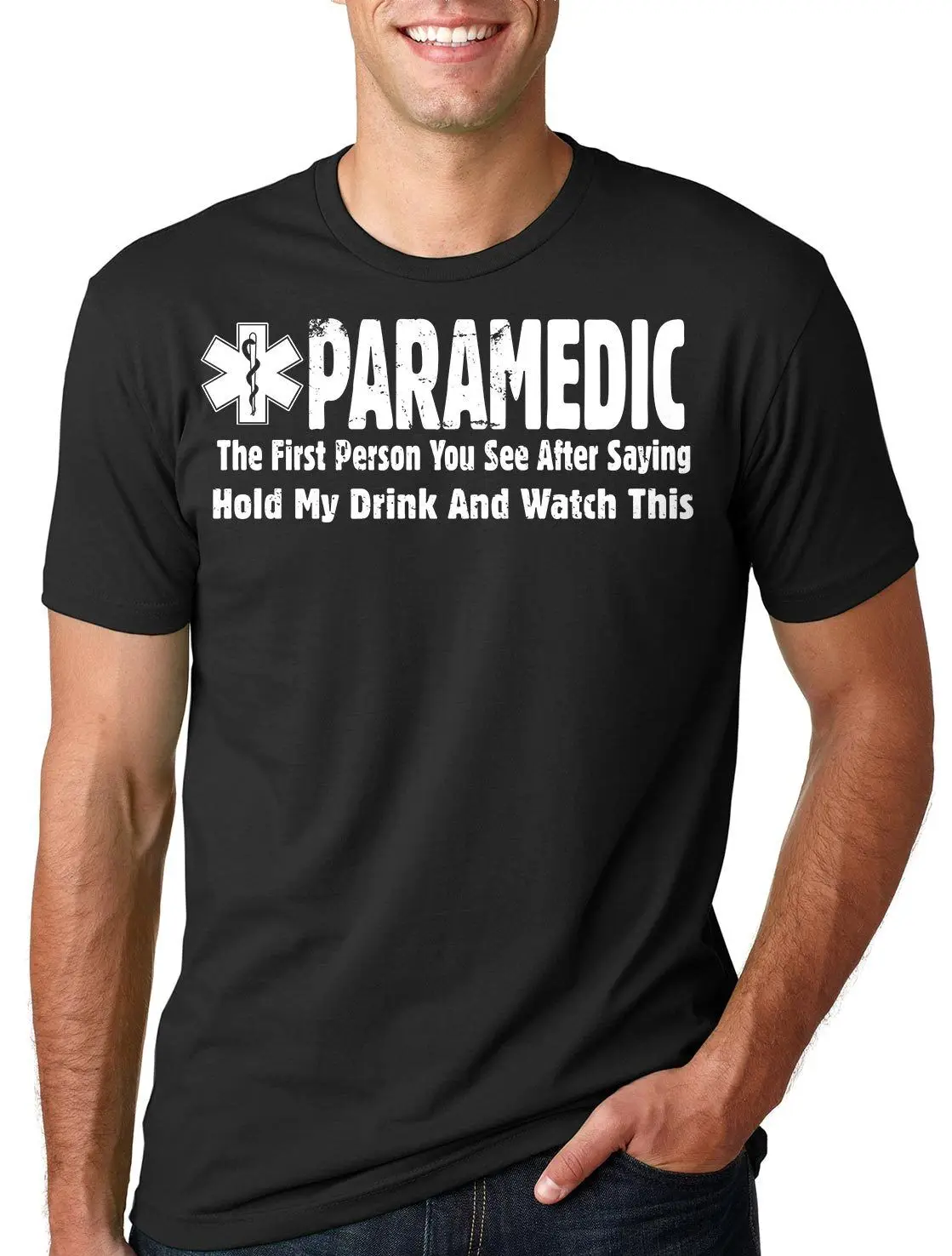 Funny Occupation EMT Paramedic T-Shirt 100% Cotton O-Neck Summer Short Sleeve Casual Mens T-shirt Size S-3XL