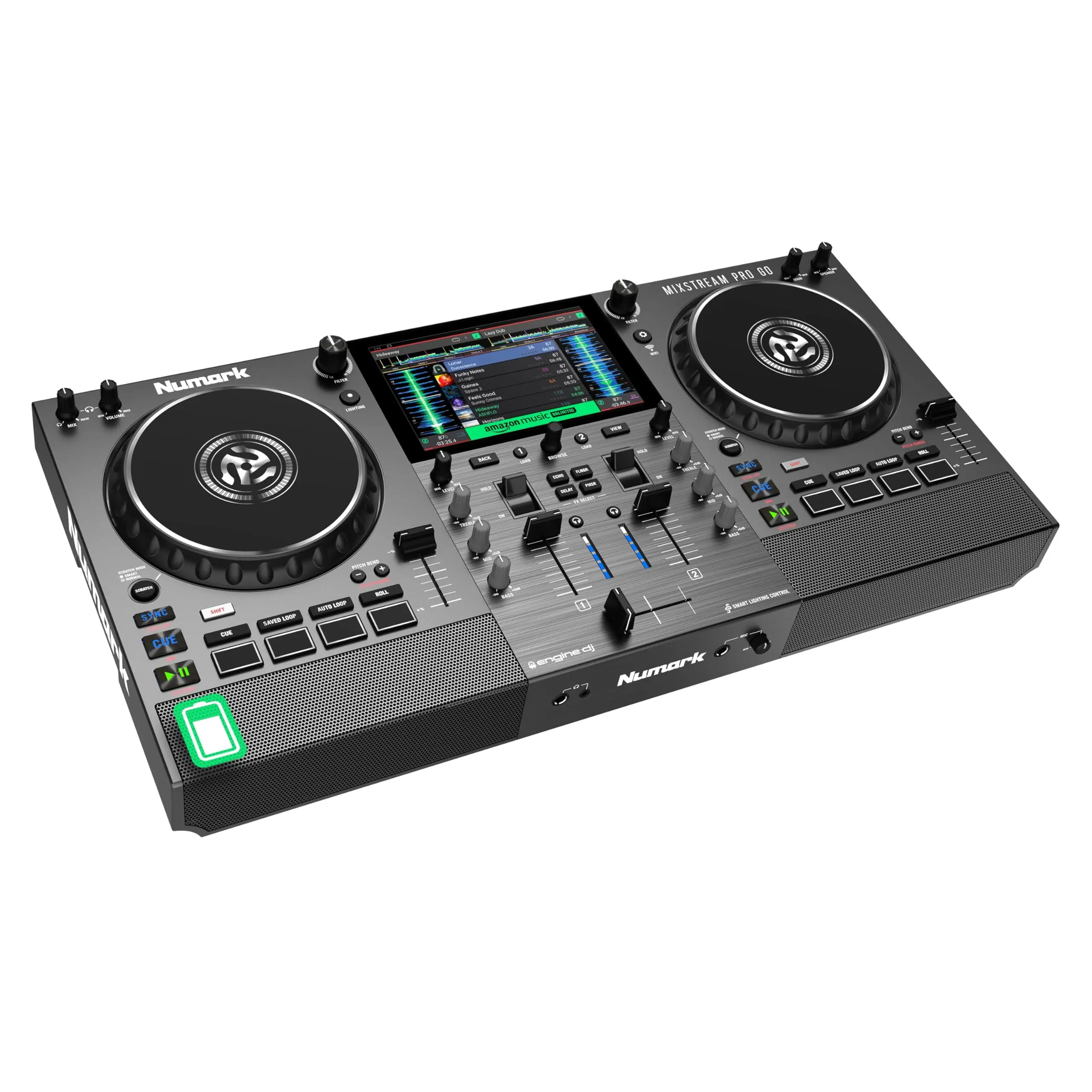 

BRAND NEW Numark Mixstream Pro Go Battery Powered Streaming DJ Controller w/ Amazon Music