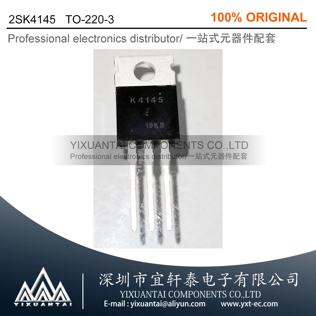 

2SK4145 2SK4145-S19-AY K4145 【84 A, 60 V, 0.01 ohm, N-CHANNEL, Si, POWER, MOSFET, TO-220AB】 10pcs/lot new