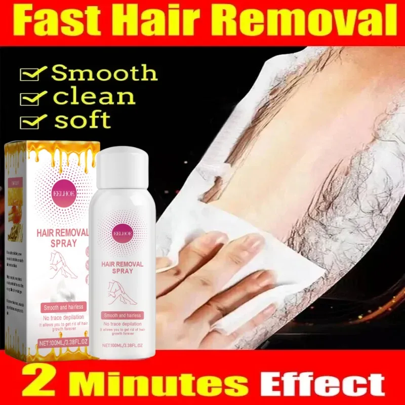 Permanent Hair Removal Spray Painless Hair Remover for Ladies Armpit Legs Arms Hair Growth Inhibitor Depilatory Body Care Cream