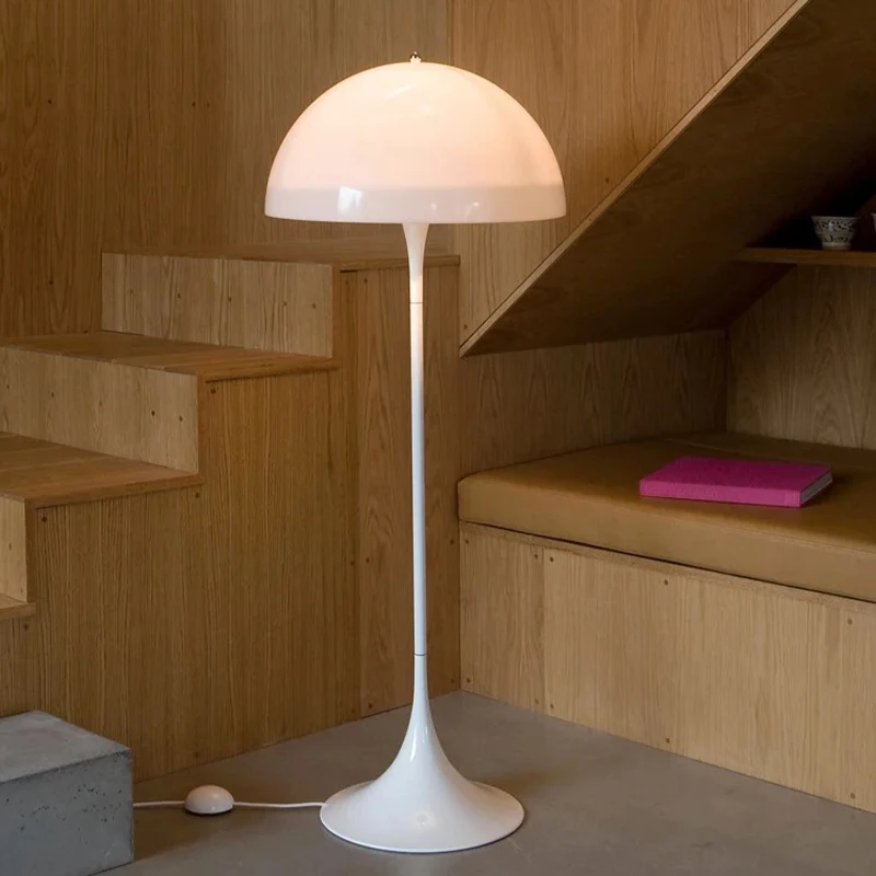 

Mushroom floor lamp living room study sofa study cream wind lamp