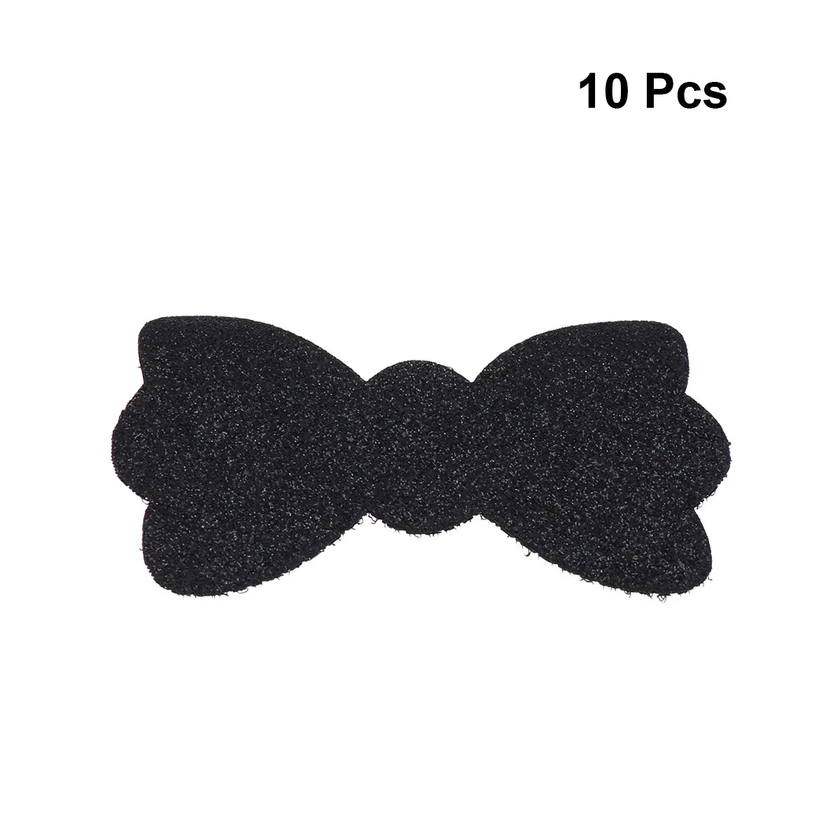 10Pcs Large No-Metal Elastic Hair Stickers for Medium Thick Hair Perfect Ponytail Hold during Workout Play Easy Stick on Carry