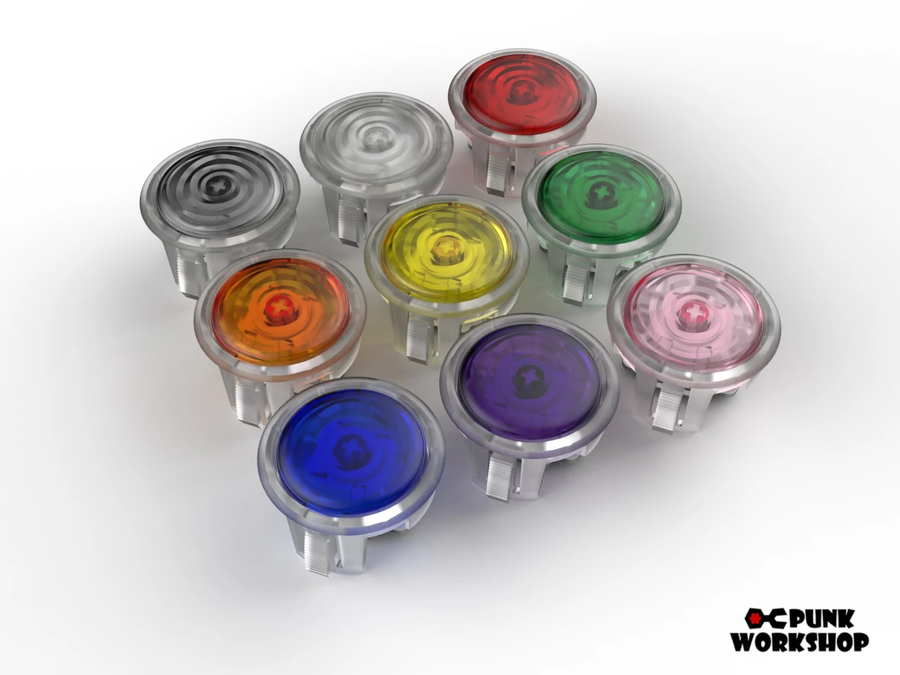 

PWS V1 Button Set 1pcs 30mm 14pcs 24mm Punk Workshop Mechanical push buttons Newest V1 Switches All Colors Available