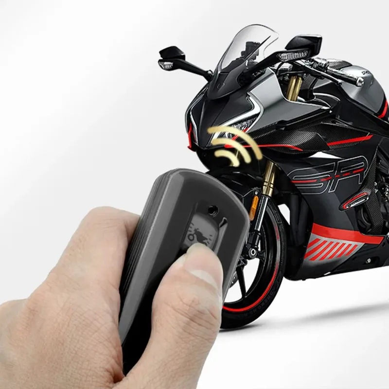 Car Key Cover Shell Transparent Silicone Key Model Protection For Honda Motorcycle NS125LA/NS110R/PCX150 Modification Part