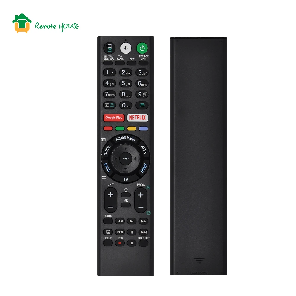 RMF-TX310E Voice Remote Control Compatible with Sony 4K Ultra HD Smart LED TV XBR-43X800E KDL-50W850C RMF-TX310U RMF-TX300E