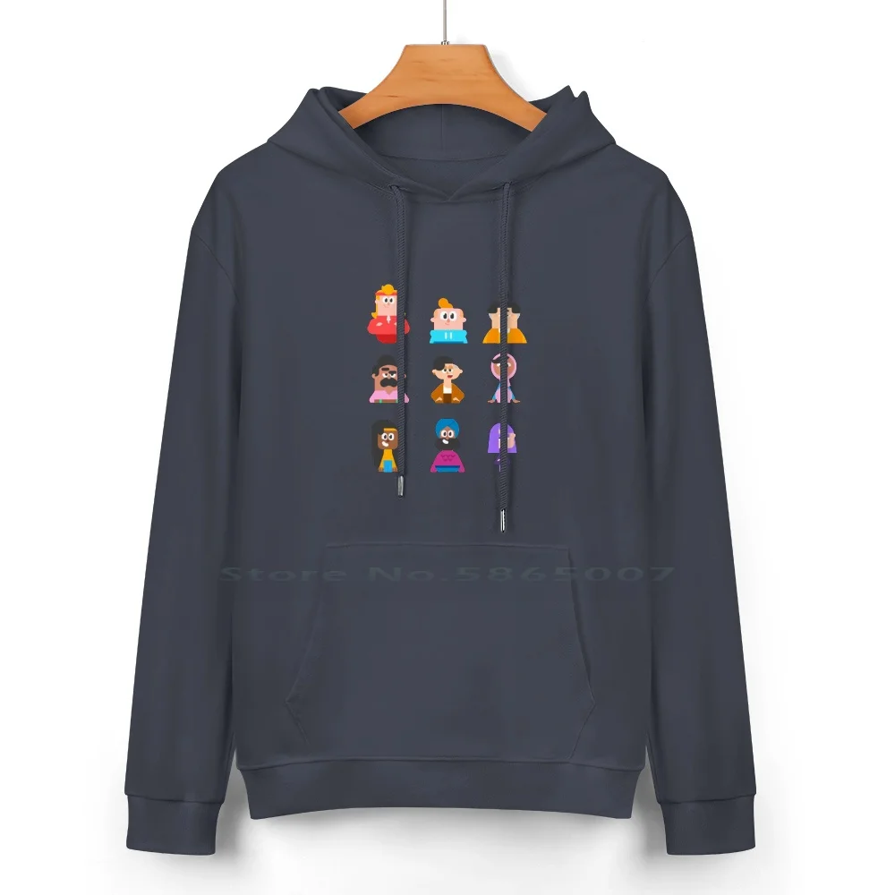 Duolingo Characters Cotton Hoodie Sweater 24 Colors Duolingo Characters Cute Duolingo Duo Characters Language Learning