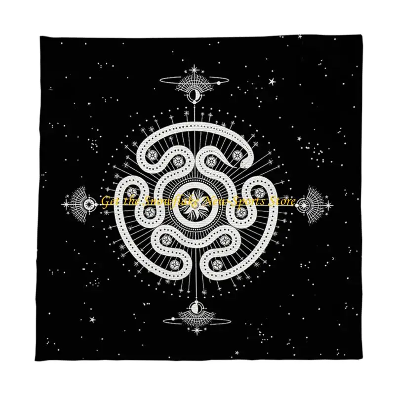 E56D Triple Size Foldable Design Print Cloth For Poker Trick Practice