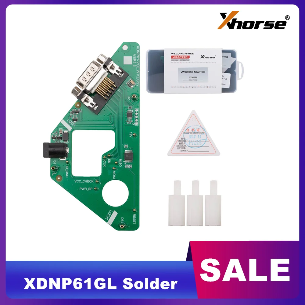 

Xhorse XDNP61GL Адаптер без пайки для VW KESSY работает с ключевым инструментом Plus, Multi Prog