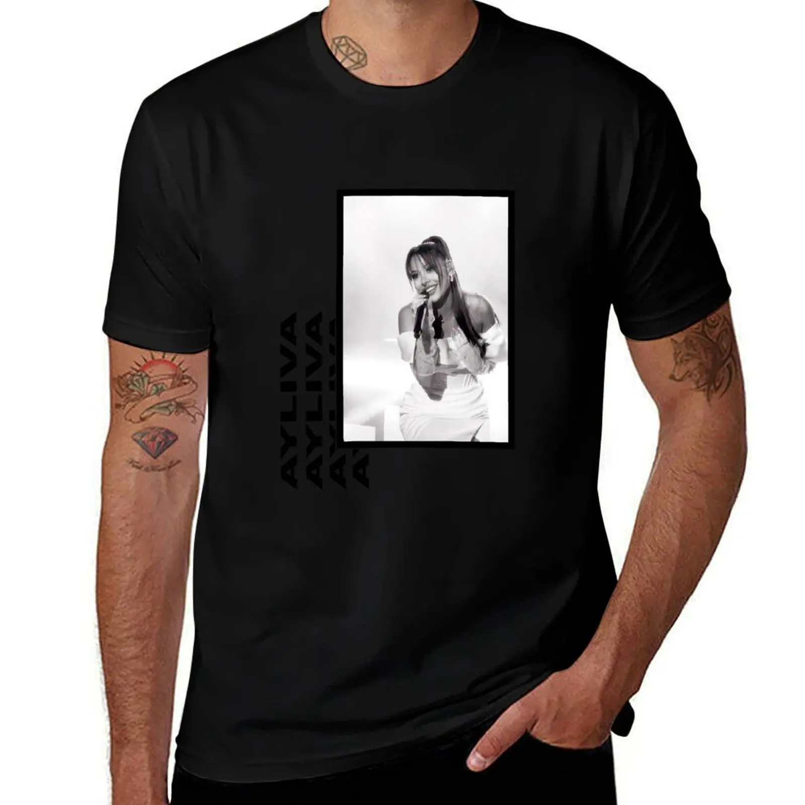 

Ayliva 2024 T-Shirt t shirts for man graphic vintage t shirt men 100% cotton luxury brand man tshirt T-Shirt