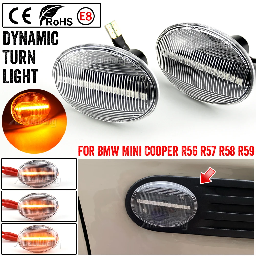 For BMW MINI Cooper R56/R57/R58/R59 Dynamic LED Light Indicator