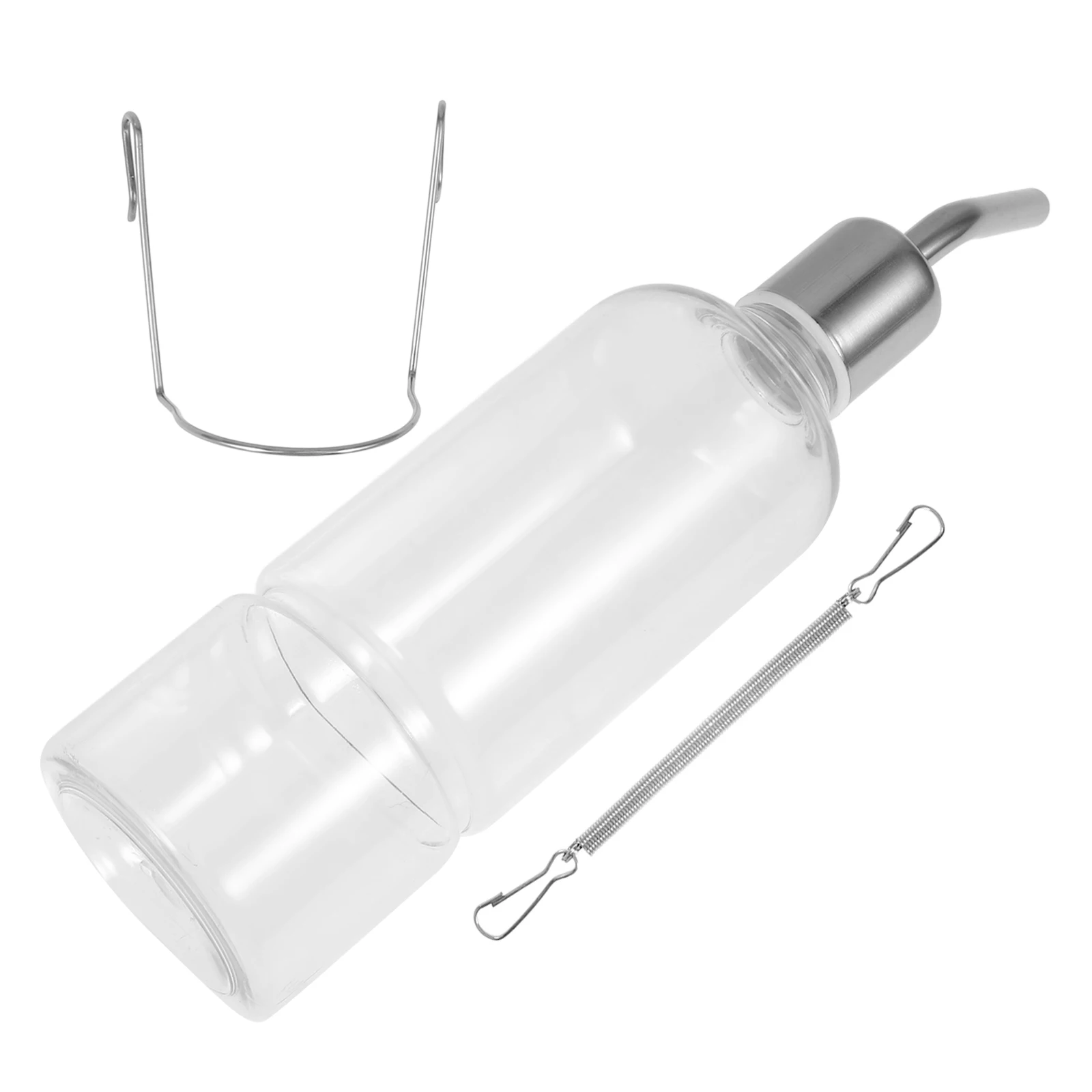 

L Size Automatic Water Dispenser for Small Animals Hanging Design Portable Drink Feeder for Rabbit Cat Bird Pet Supplies