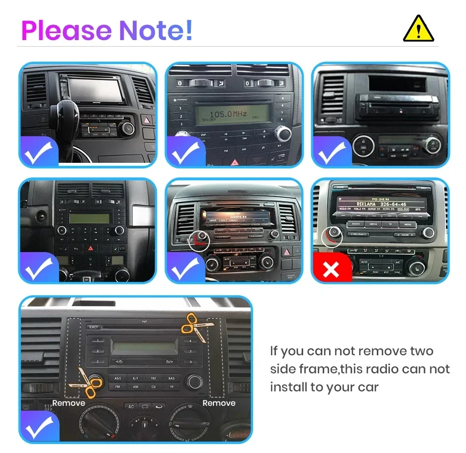 10,1" Autoradio für VW Multivan T5 2003-2015, kabelloses CarPlay, Android Auto, Head Unit, IPS-Touchscreen mit physischen Tasten, DSP, GPS-Navigation, RDS, BT, SWC, Plug-and-Play, 2DIN-Multimedia-Player mit zwei physischen Drehreglern. – Detail 1