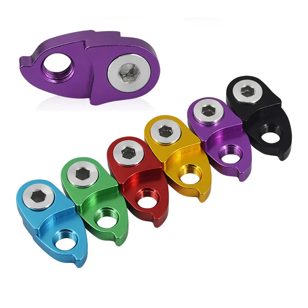 Aluminum Alloy Bicycle Rear Tail Hook Derailleur Hanger Colored Extender Metal Extension Precision Hardware Upgrade Bike Part