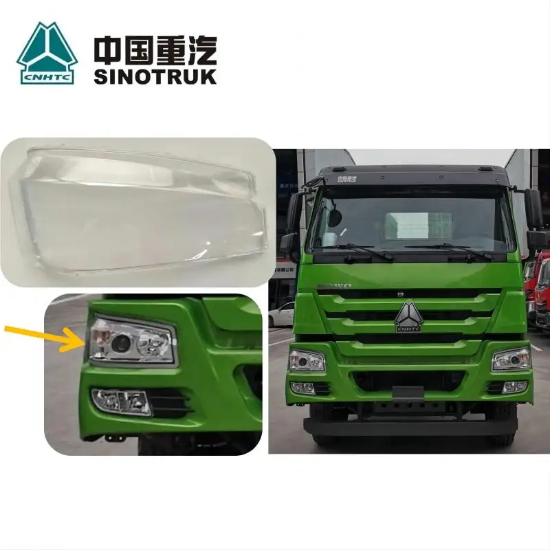 

HOWO 380 371 336 Truck Headlight Cover Head Lamp Cover Front Lamp Cover Headlight Glass Shell Head Lamp Shell Lamp Shade