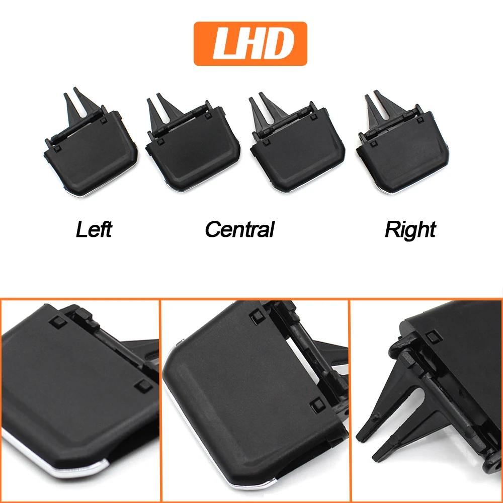 Kit de réparation de sortie de Clip de calandre de ventilation de climatisation de voiture LHD RHD pour VW Volkswagen Tiguan L X 2017 – 2022