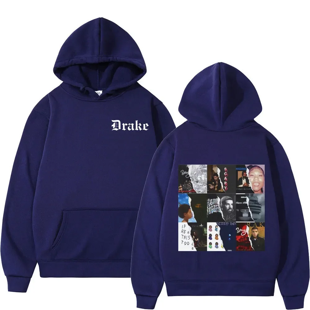 Hot Rapper Drake Album Printed Hoodie High Quality Fashion Oversized Pullovers Street Trend Hip Hop Hooded Sweatshirts Unisex