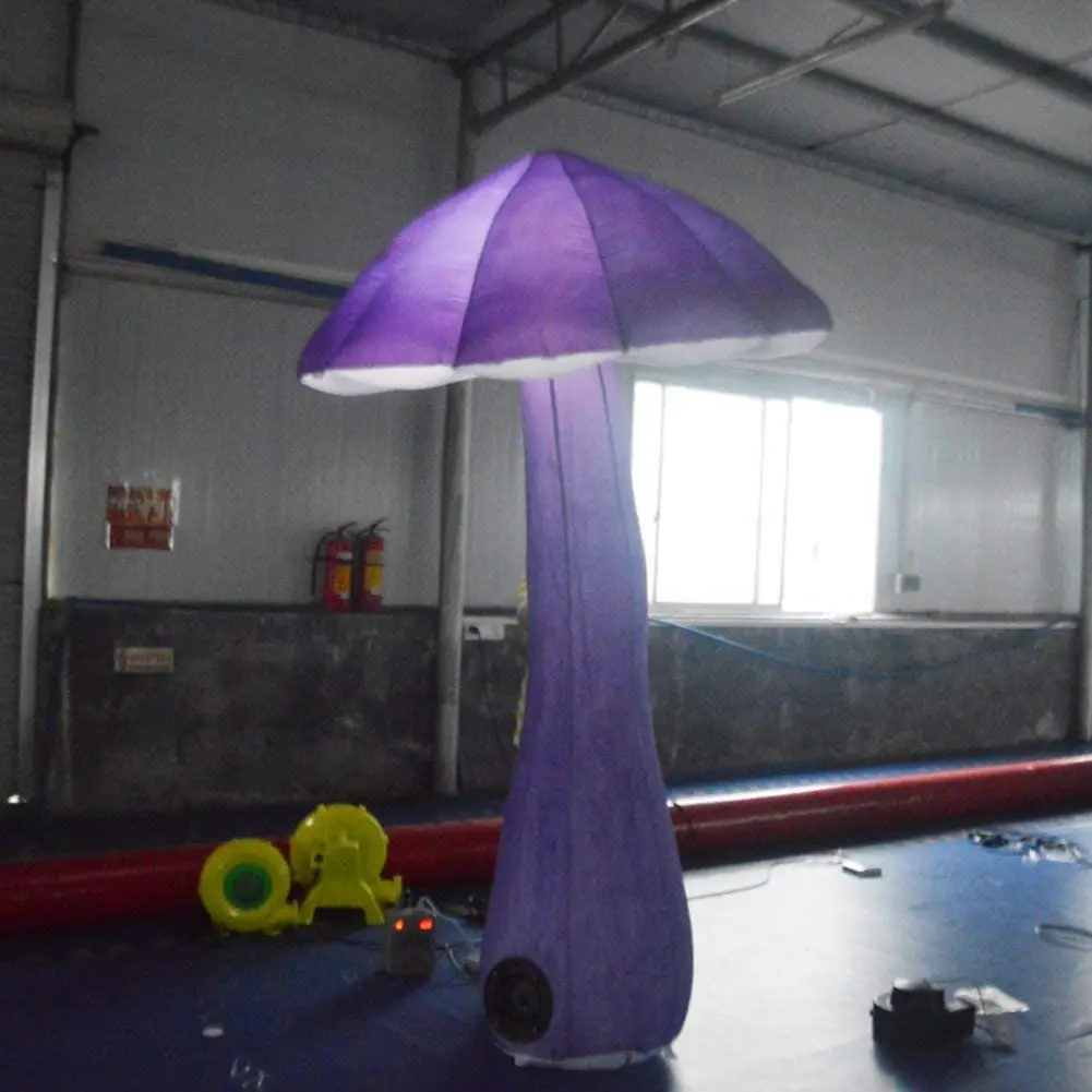 

Inflatable Mushroom Model Glow In The Dark With Led Lights Inflatable Mushroom For Event Wedding Party Decoration