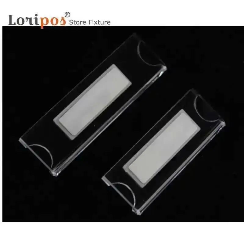 10PCS Name ID Badge Holder Case Pins/Magnets Acrylic Name Plate Badge Holder Card Name Tag