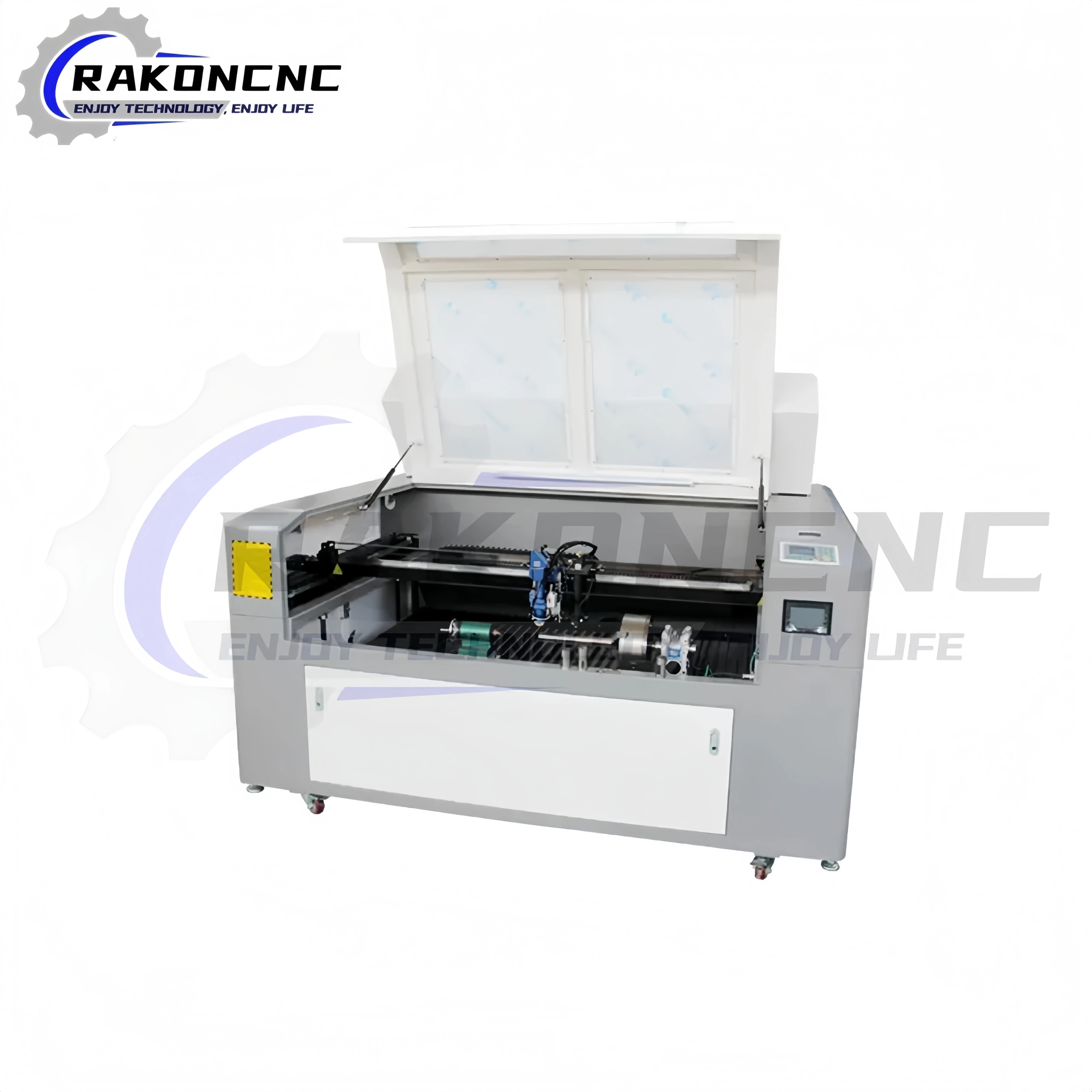 Máquina cortadora láser de escritorio 3D, máquina de grabado láser Co2 Reci de 100w, Mini máquina láser de CO2 CNC de 60W