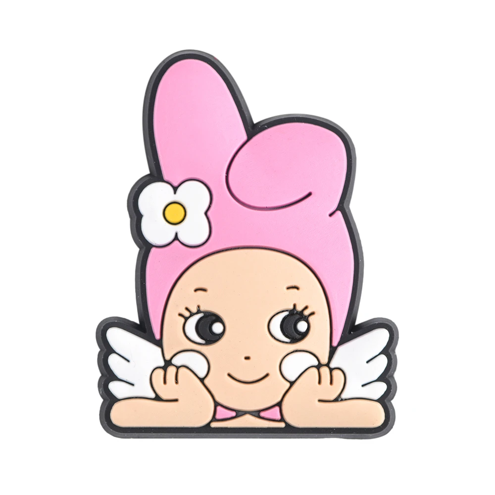 Cute Cartoon Doll Shoe Charms for Kids Girls Boys Anime Decoration Wristband Clog Accessories Party Favor image 5