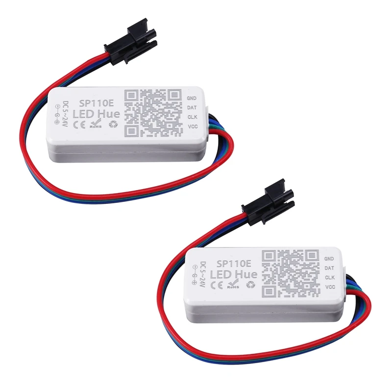 

LJL-2X WS2812B SK6812RGB SK6812RGBW Bluetooth SP110E Mini Controller, Support ALL LED Strip/Module Light/Panel/String