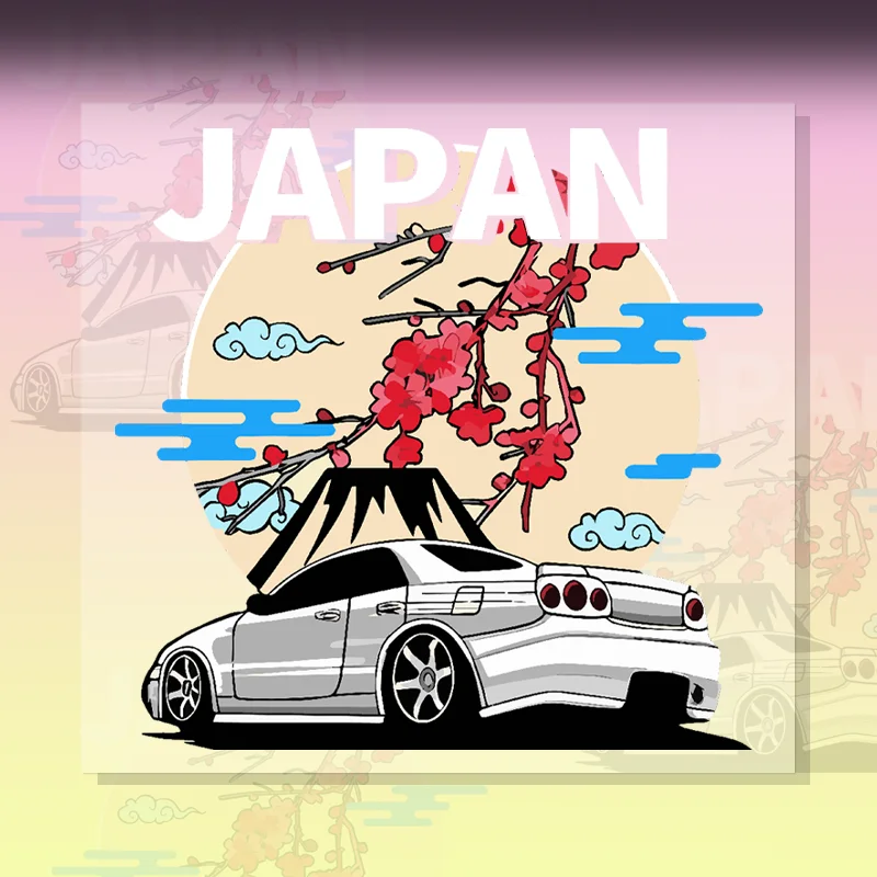 

Наклейки с рисунками автомобиля и вулкана, подходящие для мотоциклов и автомобилей, персонализированные декоративные наклейки.