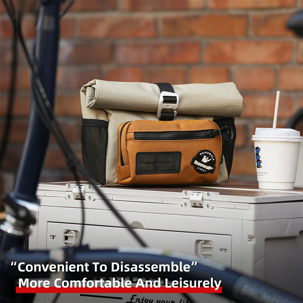 4L Quick Release Handlebar Bag for Folding Bikes