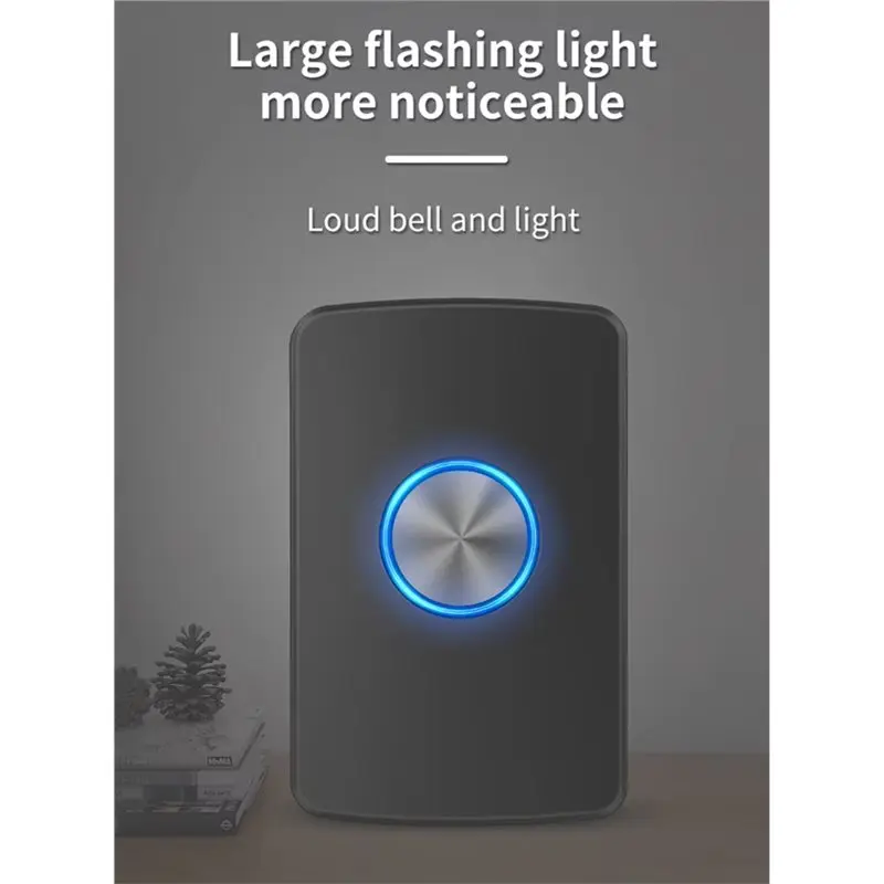 เซ็นเซอร์ตรวจจับความเคลื่อนไหวไร้สาย ABKQ-DC IR พร้อมเสียงเตือนสำหรับประตูบ้าน/ร้านค้าปลีก พร้อมเสียงเรียกเข้า 45 แบบ