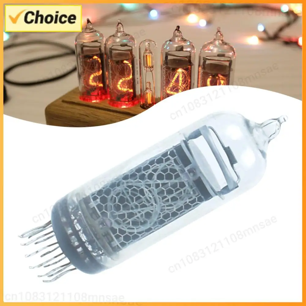 

Цифровые светодиодные часы IN-14 с ламповым эффектом, электронные часы DIY, визуальные эффекты для индикатора часов