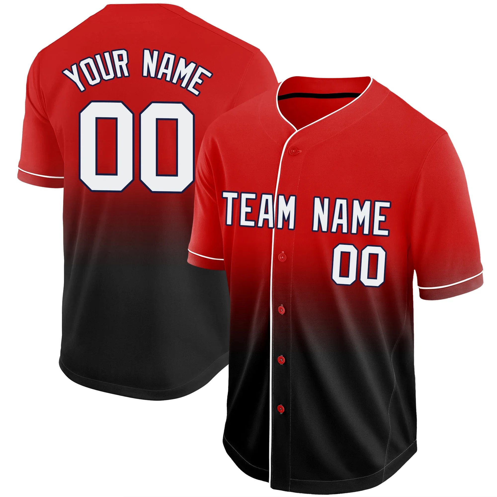 Baseball Jersey Custom Sewing Team Name Number Add Logo Casual Baseball Shirt Softball Training Uniform Suitable for Youth/Men