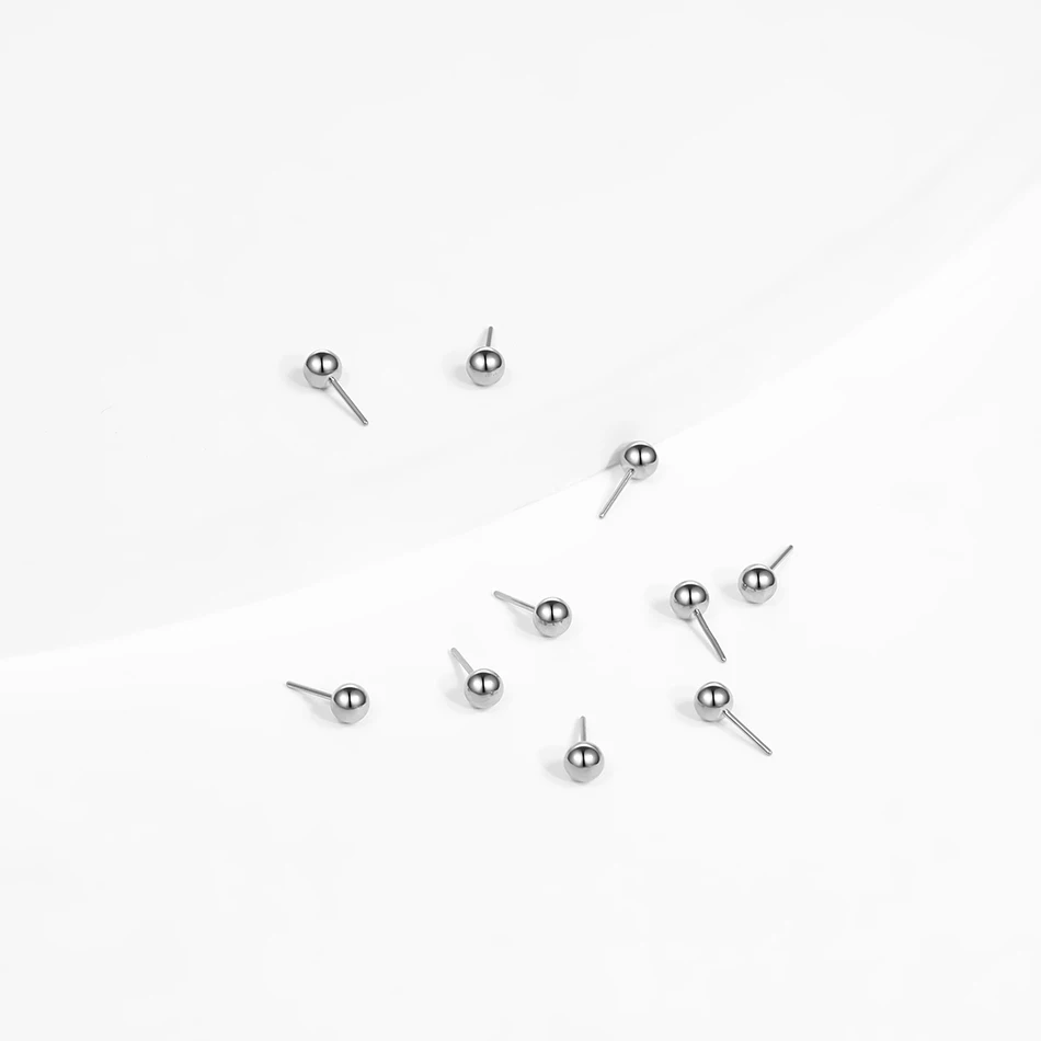 1/10pcs Titanium Push-in Balls Labret Piercing Lip Ring 20G 18G 16G Threadless Cartilage Helix Earring Body Jewelry view 5