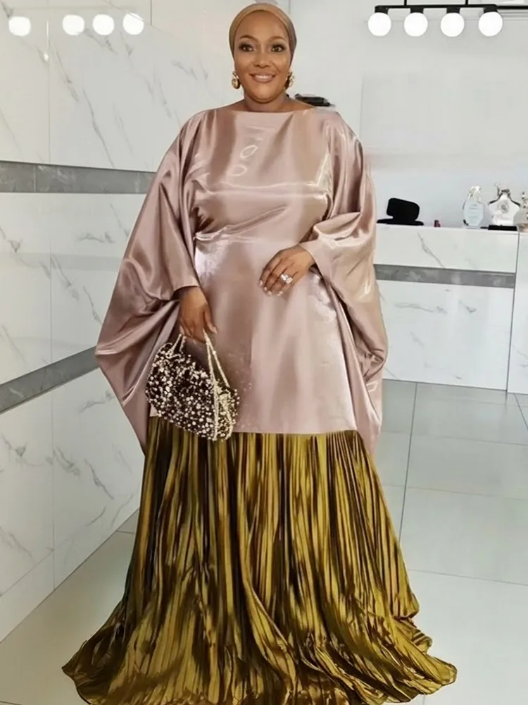 

African Dresses For Women Elegant Polyester Muslim Fashion Abayas Dashiki Robe Kaftan Long Maxi Dress Turkish Africa 2026 New