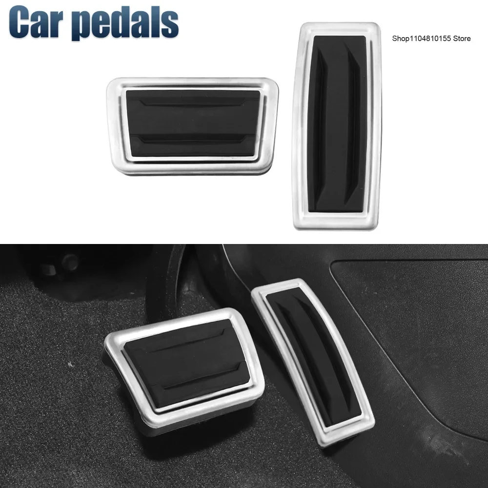 

Car Pedals for Cadillac XT5 XT4 XT6 2016 2017 2018 2019 2020 2021 Gas Brake Accelerator Brake Pedal Cover Overlay Accessories