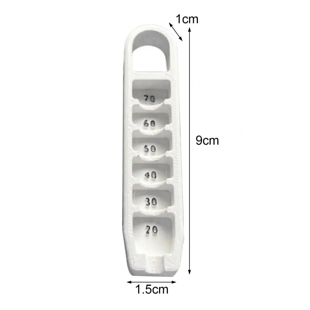 3D Printed Golf Tee Elevator, Portable Height Gauge Setter for Precise 20-70mm Placement, Golfers Gift Tee Positioning Tool