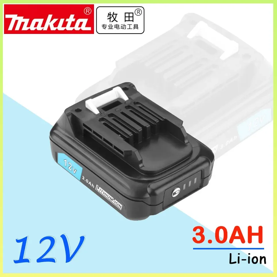 Makita 12v lithium ion battery 197390-1 BL1015 1973901 BL1021B BL1041B BL1015B BL1020B BL1040B 3000mAh Li-ion battery