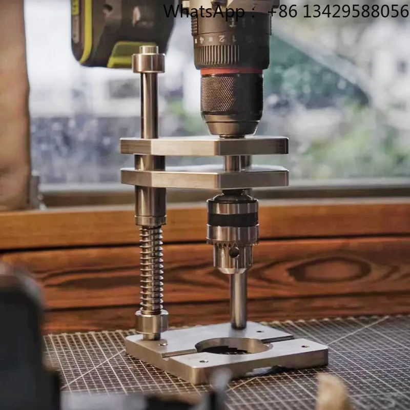 Drill Auxiliary Support/Aluminum Profile Woodworking Vertical Drilling Support