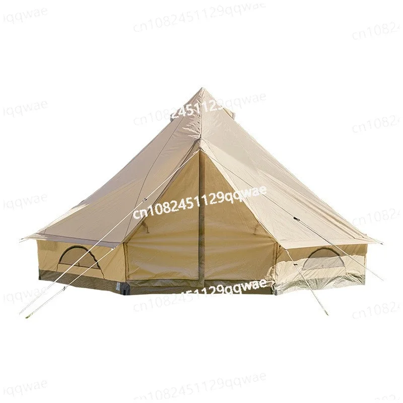 Folding camping picnic yurt rain protection sun protection thickened Indian pyramid outdoor camping
