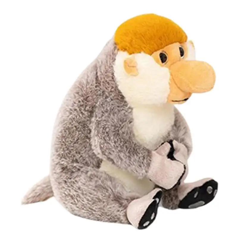 

Monkey Plush Stuffed Animal Plush Monkey Toy Long Nosed Soft Doll Huggable Collectible Kids Toys Sleep Aid Room Decor For Baby