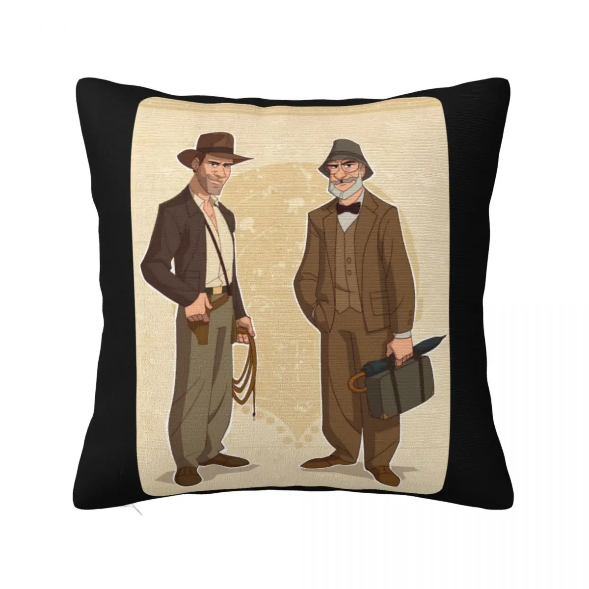 T Indiana Jones Action Figure And Der Letzte Man Woman Child' Show Original Title Pillow Case