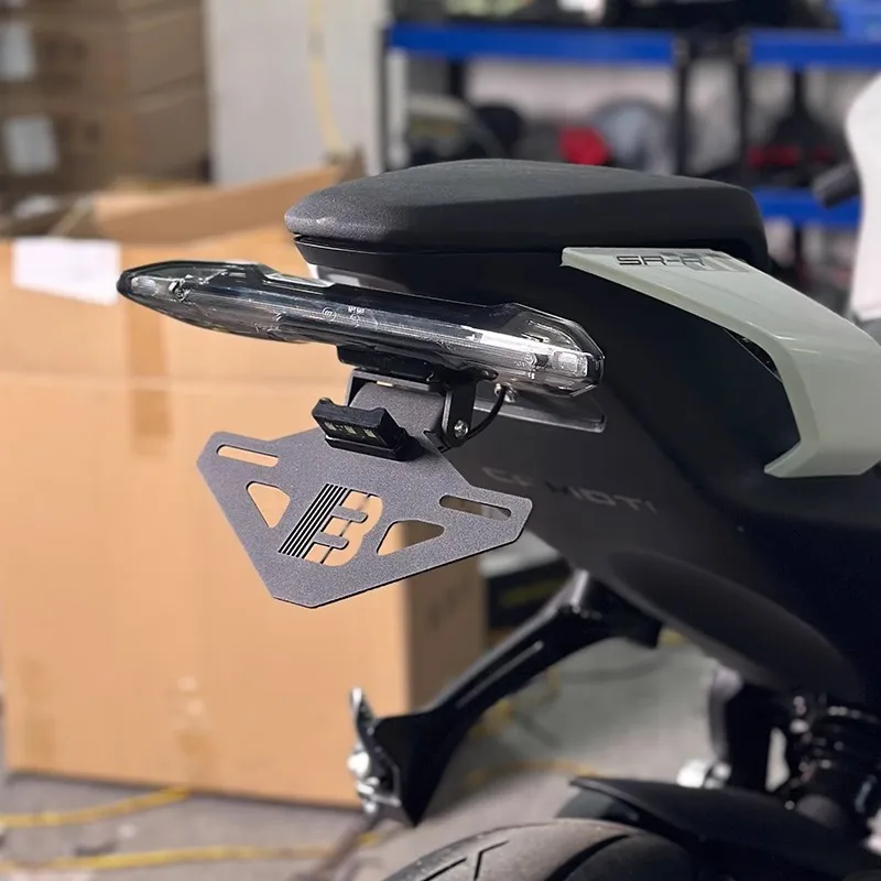 Dla CFMOTO 675SR-R 675NK 675 NK SS SR NK675 2025-2026 Motocyklowy Tylny Błotnik Eliminator Tablicy Rejestracyjnej Uchwyt