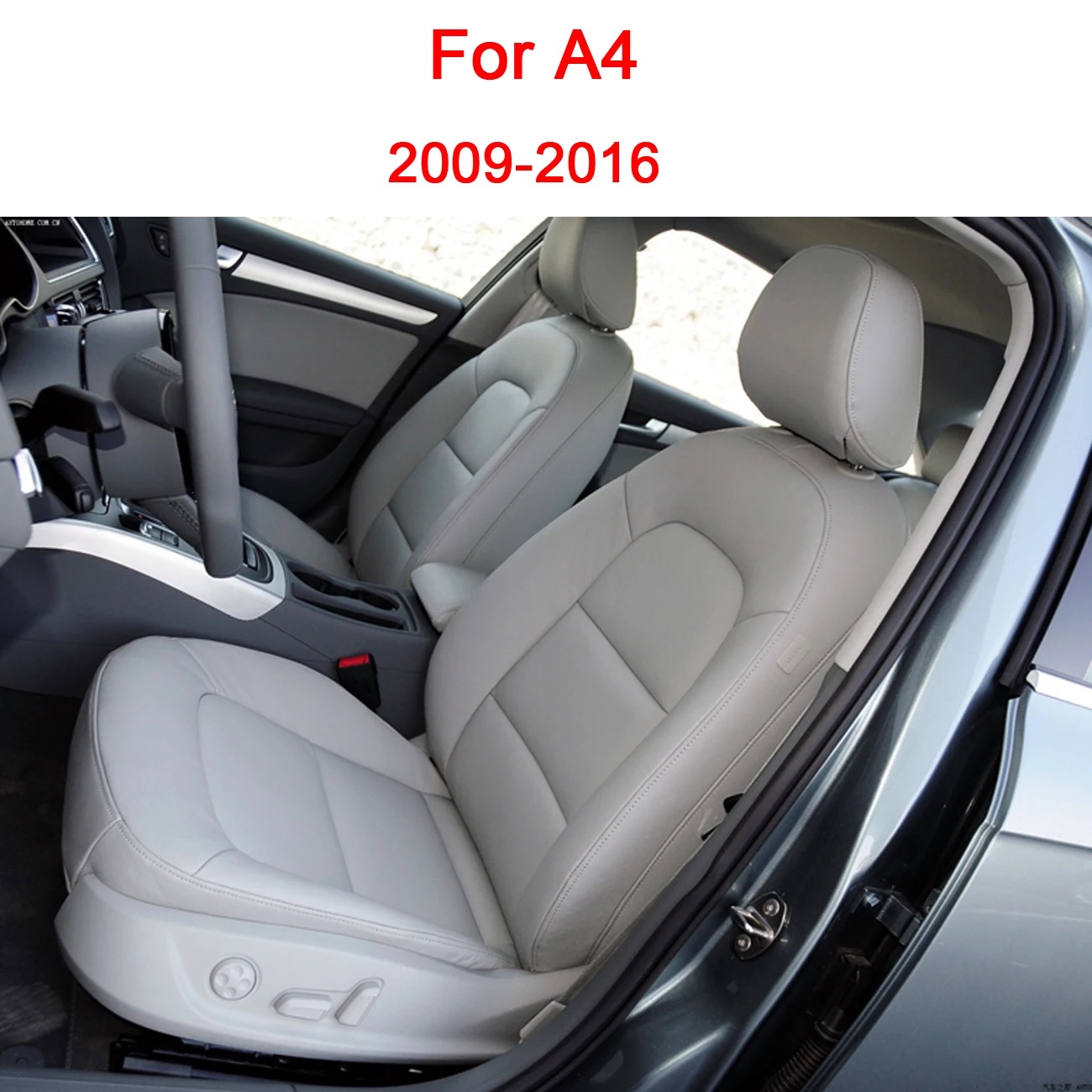 Custom Car Seat Covers New Upgraded Ultra-thin Ventilate Seat Cover For Audi A4 2009 To 2016 A4L Car  Seat Protective Cover