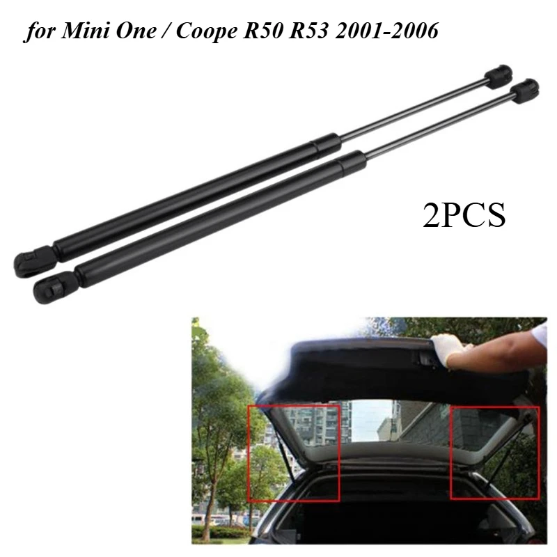 2PCS Rear Tailgate Boot Support Gas Struts For Mini One Cooper R50 R53 2001-2006 New