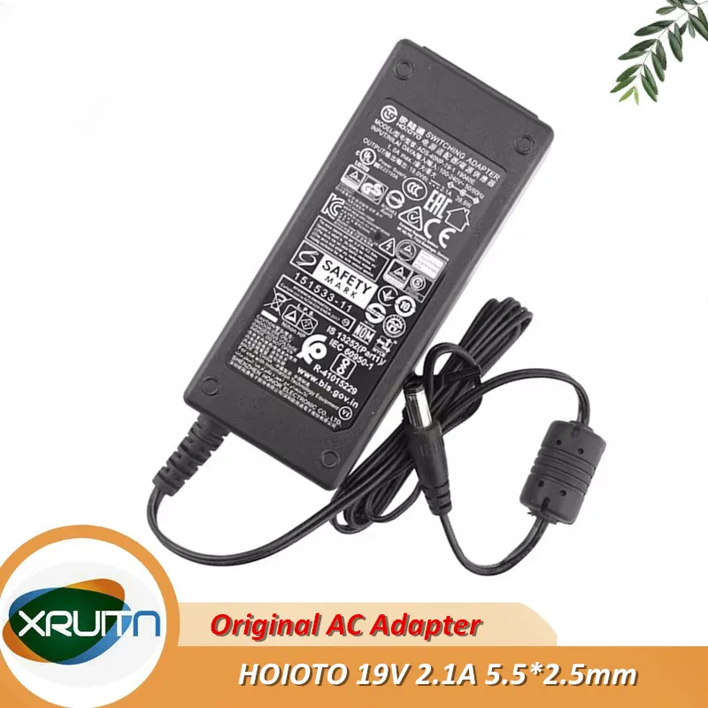 

Genuine HOIOTO ADS-40NP-19-1 ADS-40SI-19-3 19040E AC Adapter Charger 19V 2.1A 40W LED LCD Monitor Charger Power Supply 5.5*2.5mm