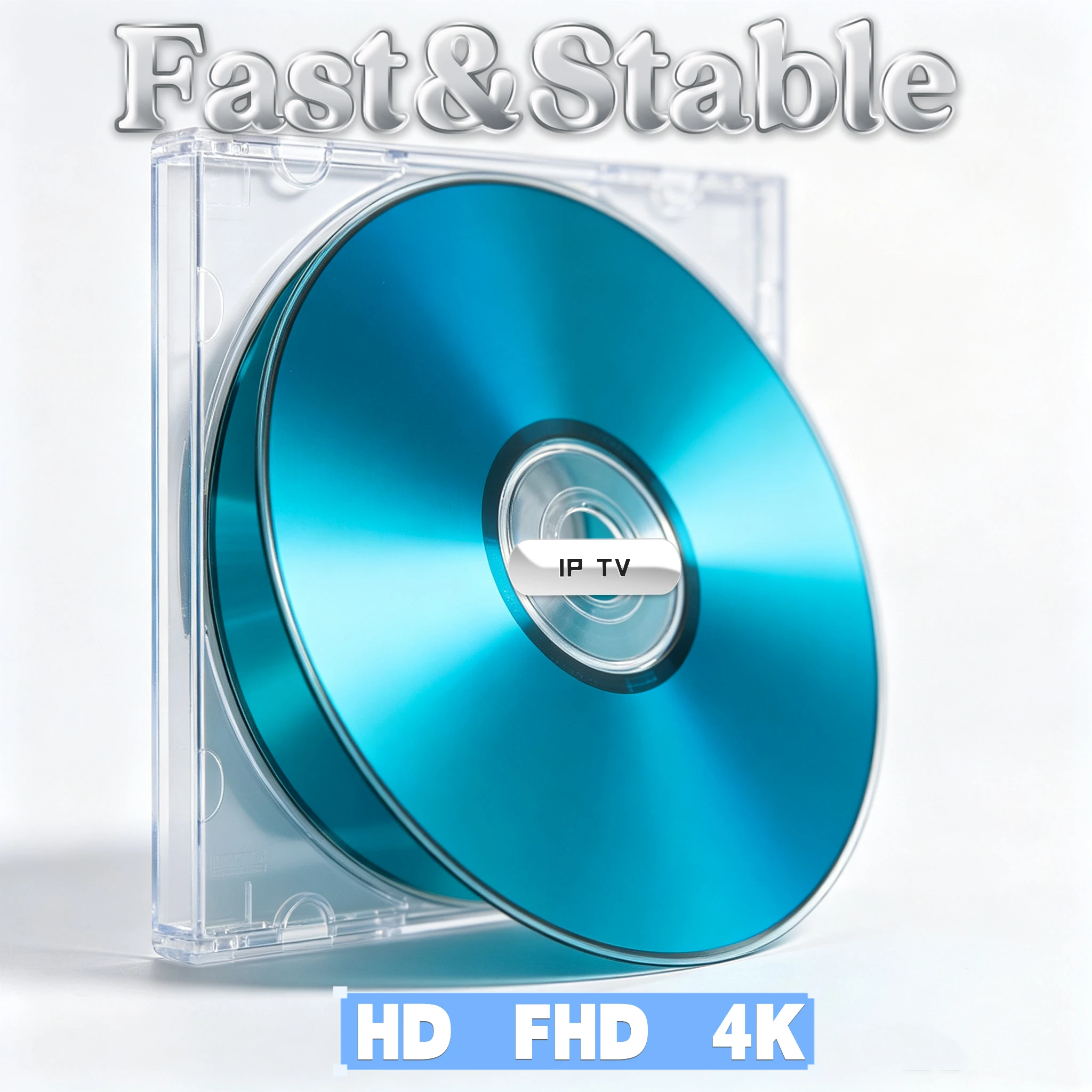 Home Cinema Kit DVD Disc + Fast Stable 4K IPTV M3U Source Support All Smart Devices Europe