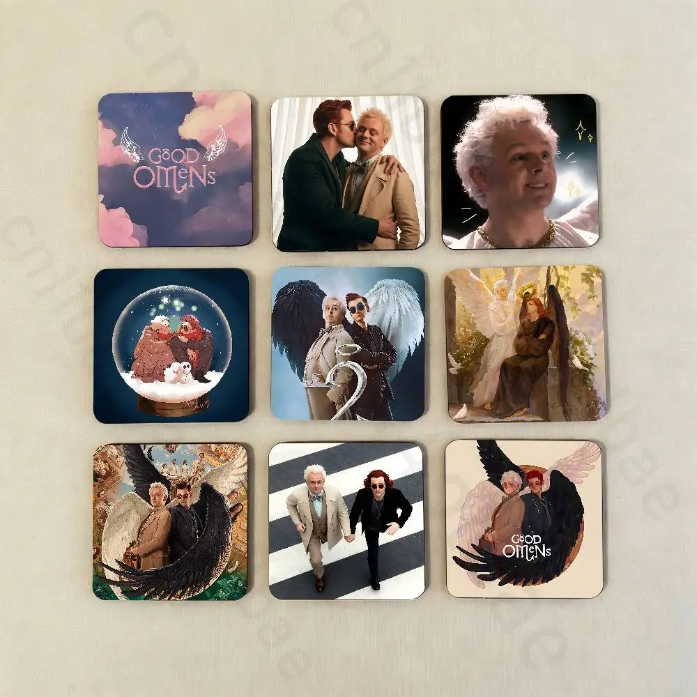 

good O-omens Fridge Magnet Personalized Magnetic Durable Plastic Square Picture Surface Fridge Magnets