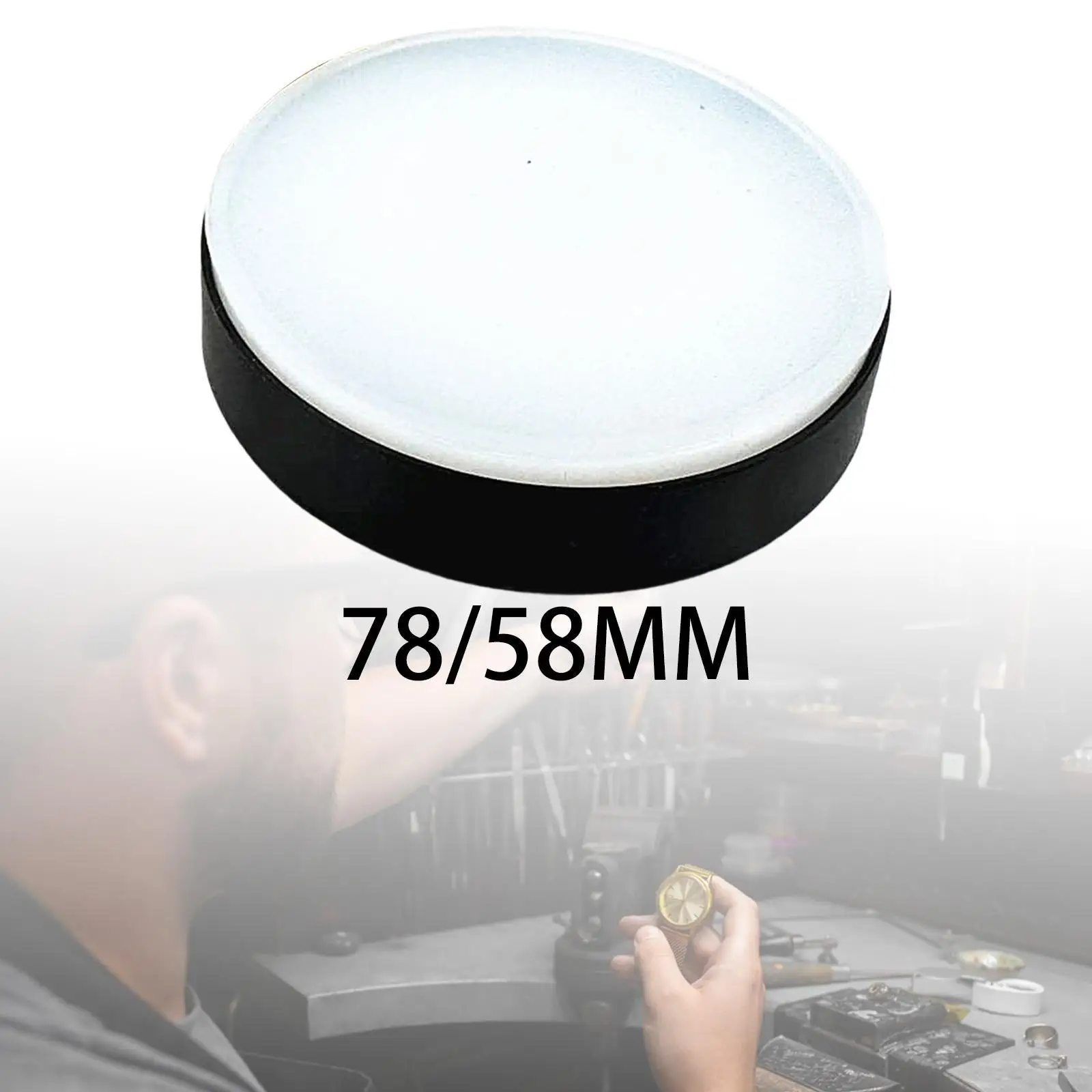 Large Silicone Watch Case Cushion Pad Movement Holder Support for Repairing Watches Hobbyist Tool