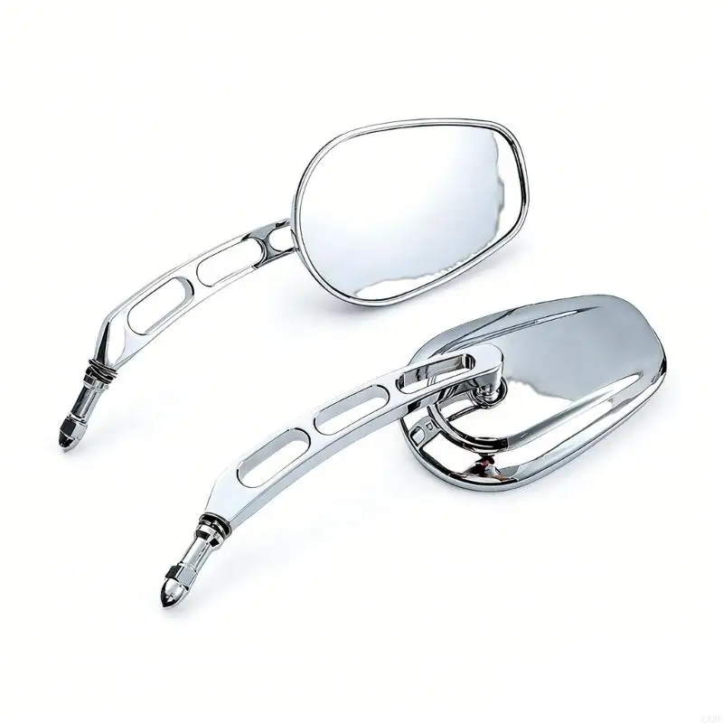 6XDF 2 Pieces High Quality Curved Visibility Mirrors With 360 Degree Adjustable Ball Joint For Big Frame Models