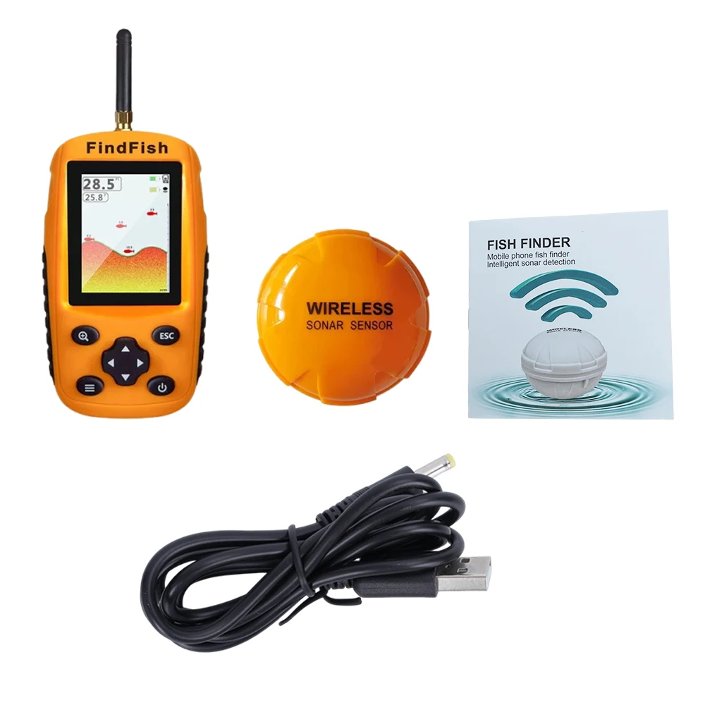 New Smart Wireless Fish Finder Suitable for outdoor fishing Accurately Detect Fish School Position Various Styles