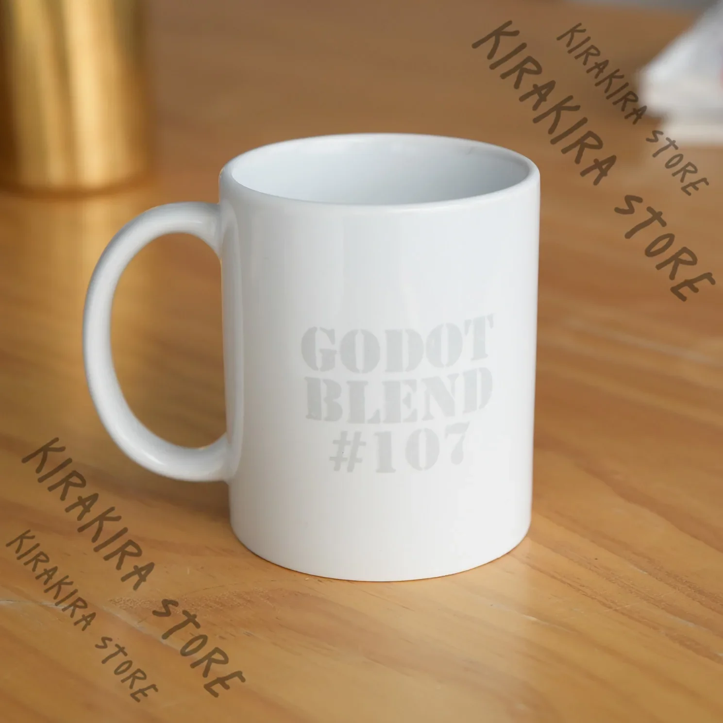 Souryuu Kaminogi Godot Ace المحامي علامة السيراميك كأس لعبة المنتجات الأصلية الرسمية أنيمي تأثيري الكرتون فناجين القهوة عيد الميلاد